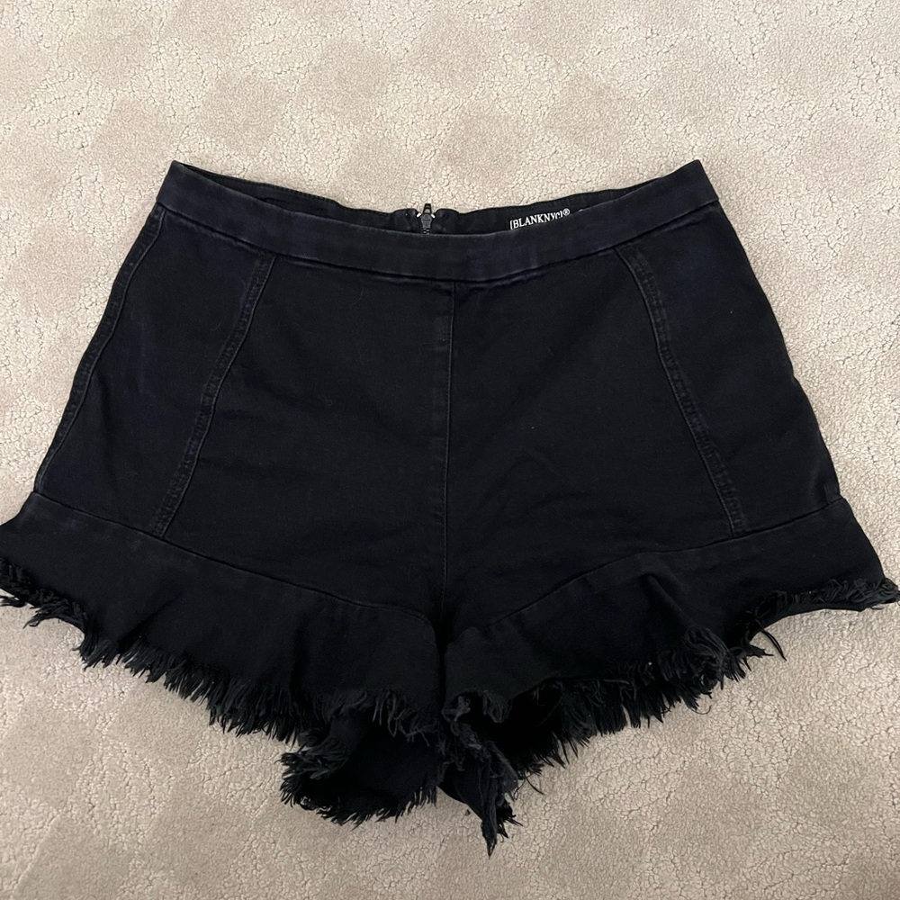 Blank NYC Black Denim Shorts